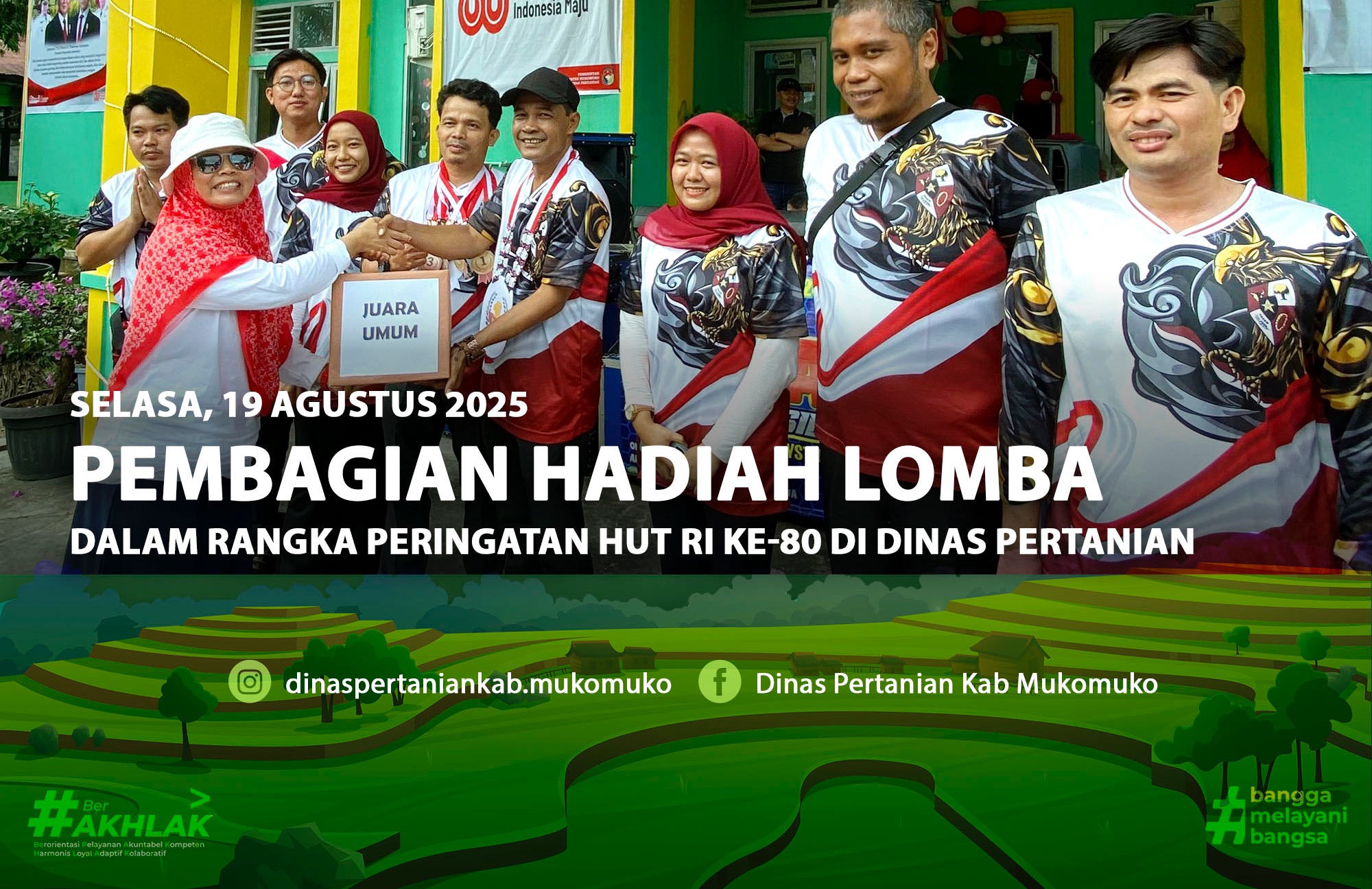Pembagian Hadiah Lomba HUT RI Ke-80