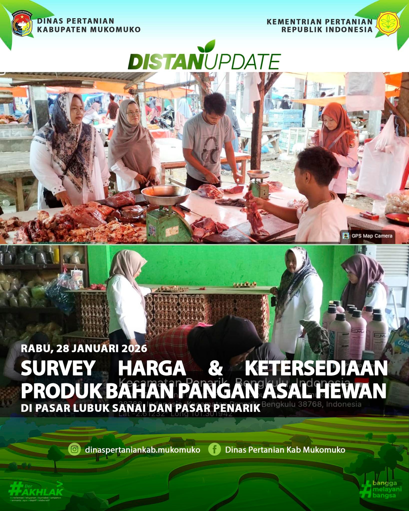 Survei harga dan ketersediaan produk bahan pangan asal hewan