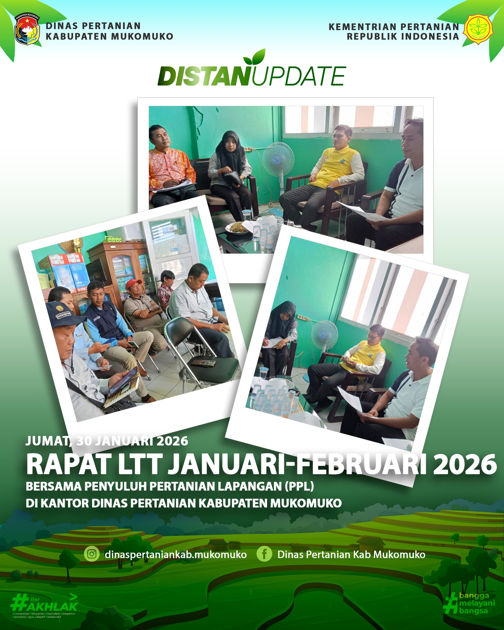 Rapat Luas Tambah Tanam (LTT) Bulan Januari dan Februari 2026