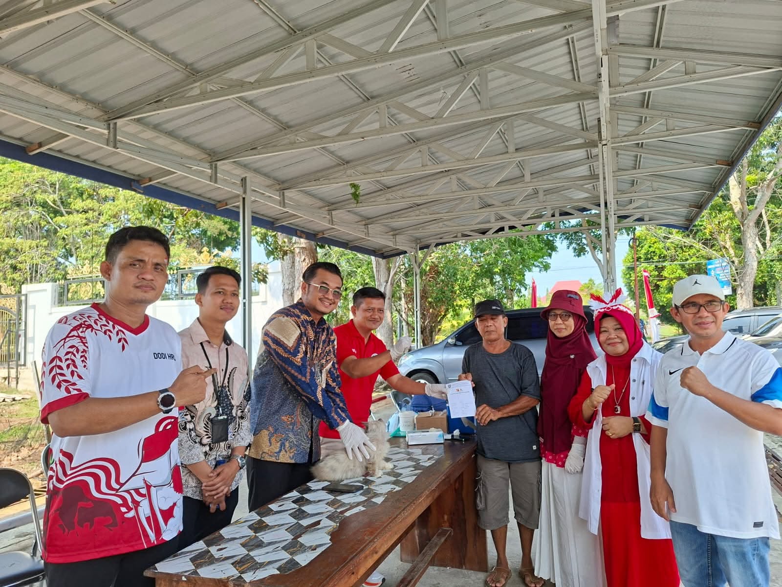 Peringati HUTRI ke 81 Dinas Pertanian melaksanakan Pelayanan Kesehatan Hewan