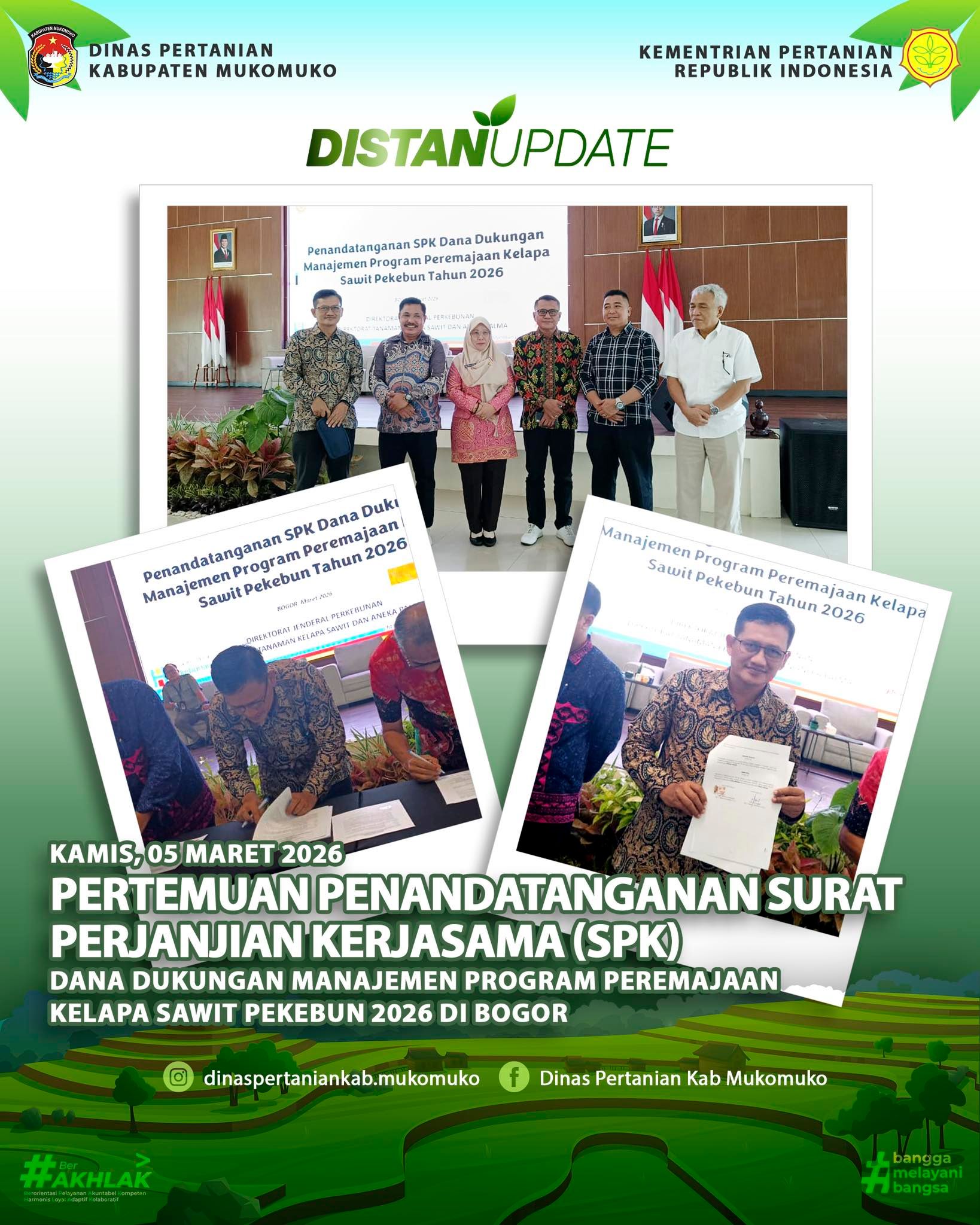Pertemuan Penandatanganan Surat Perjanjian Kerjasama (SPK)
